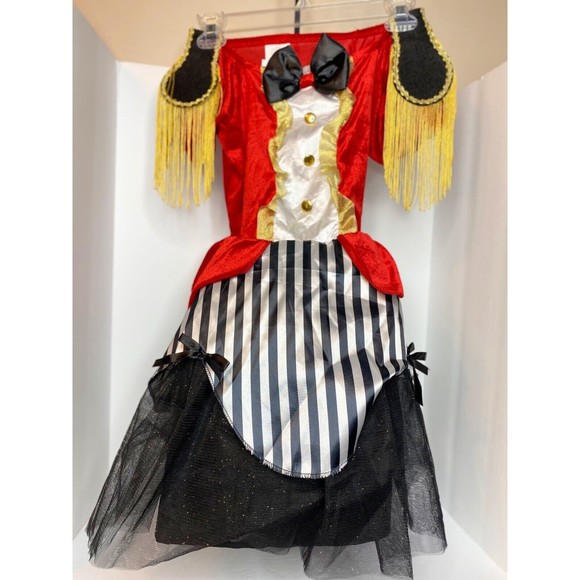 BIG TOP CUTIE GIRLS CARNIVAL COSTUME (dress only) size Med. 8-10, HALLOWEEN - Picture 1 of 9
